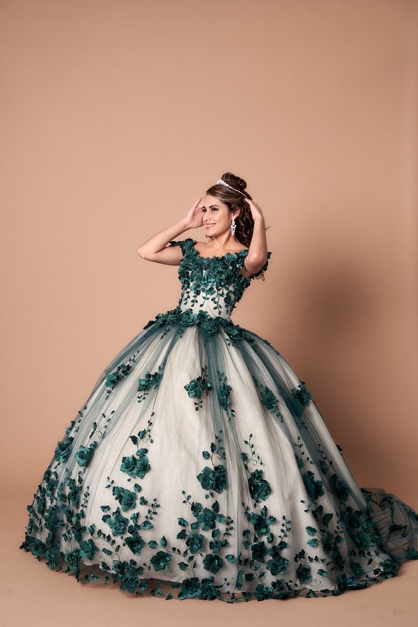Emerald Quinceanera Dress CLASCL30005 Danielly s Boutique